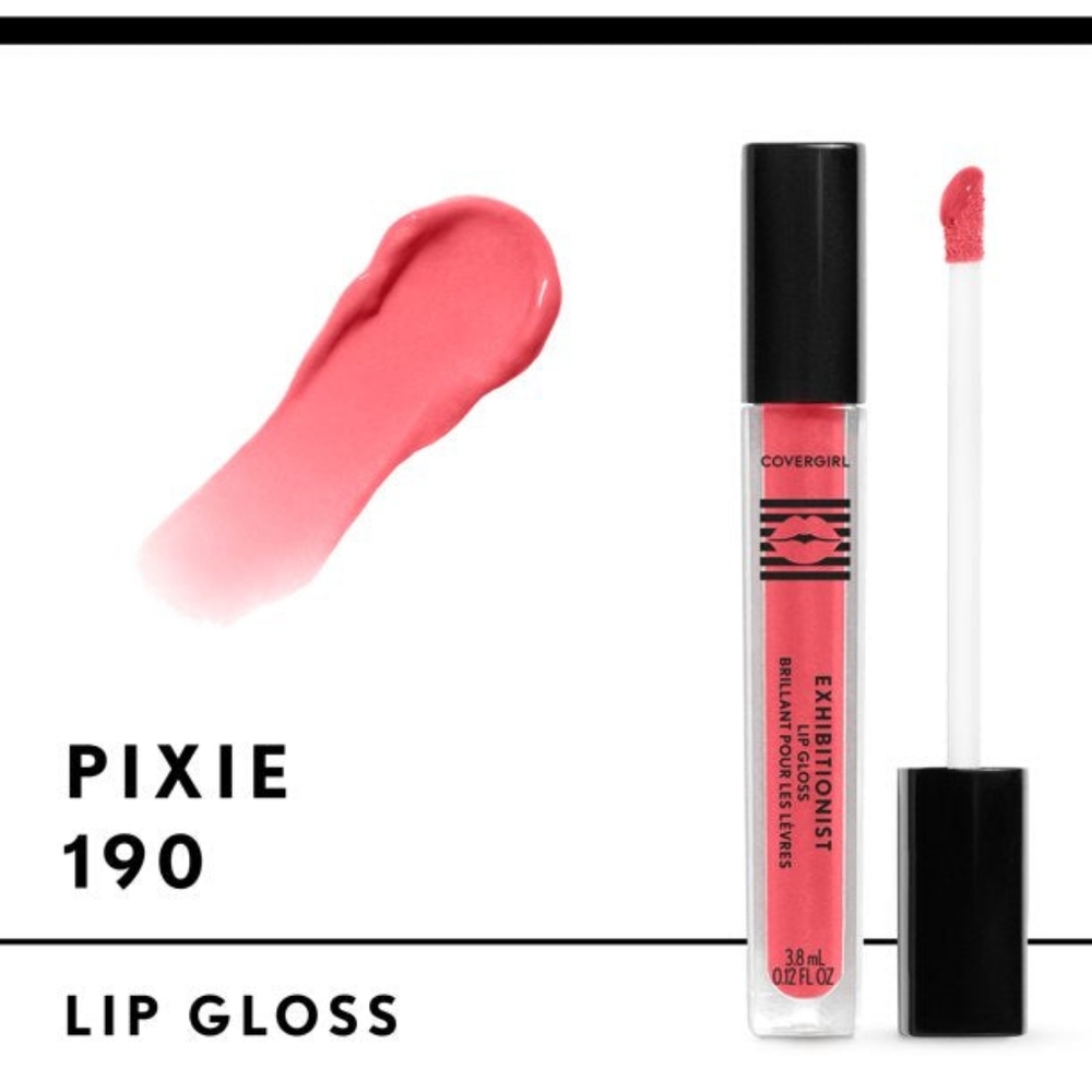 NWT COVERGIRL EXHIBITIONIST LIP GLOSS N°190 PIXIE! BUY 2 FOR $10!